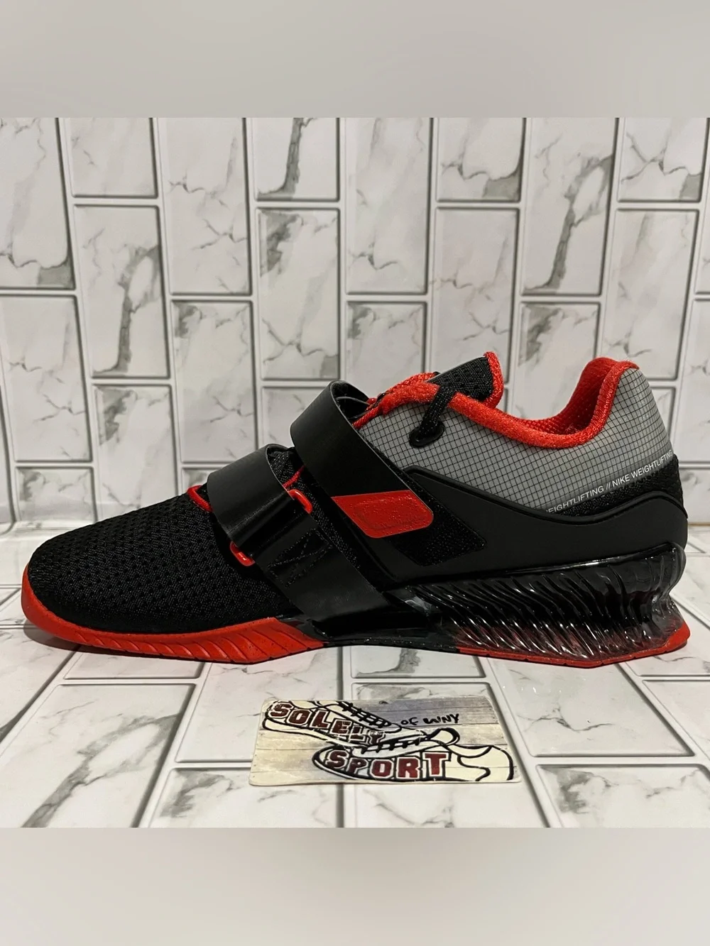 New Nike Romaleos 4 Weightlifting Shoes Gym Crossfit Workout Red Black Mens Size_8